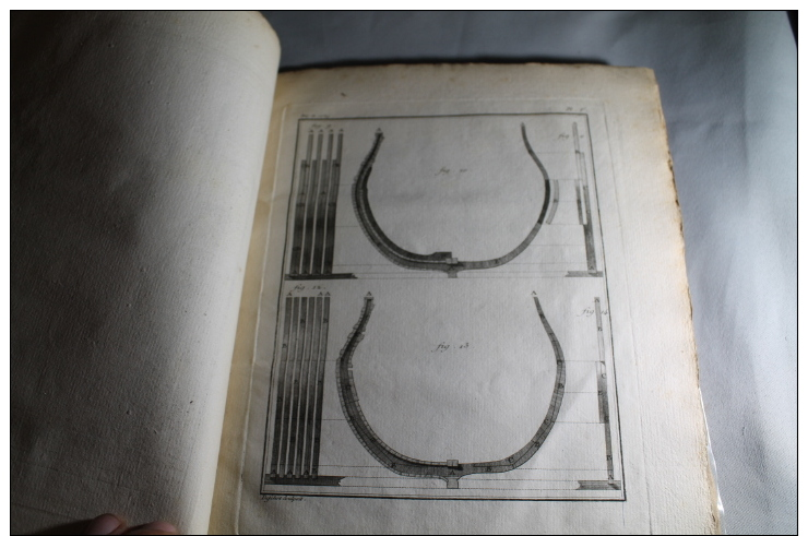 Mémoire sur les efforts dans le tangage et le roulis 1759 Groignard , constructeur de bâteau du roi avec gravures