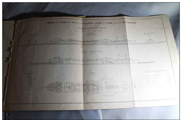 Rapports 1881 Compagnie Férrovière D'Alais Au Rhone Et à La Méditerranée - Ferrocarril