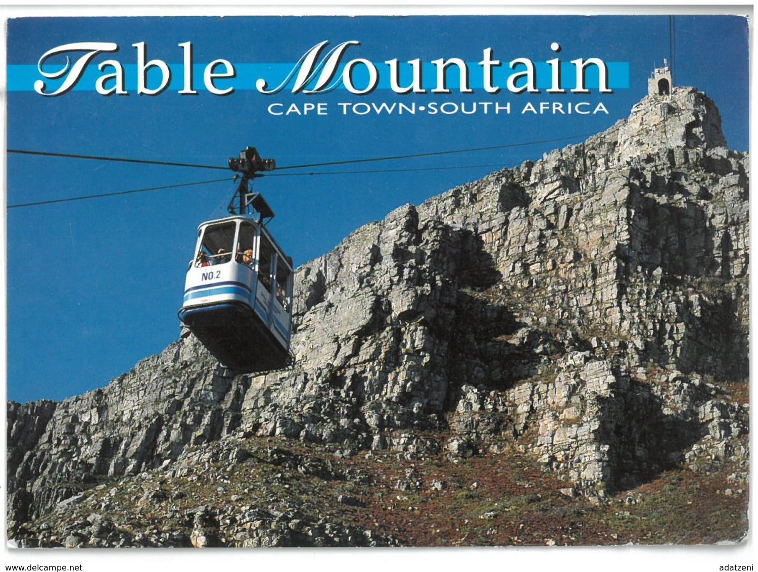 South Africa Cape Town Table Mountain Viaggiata 1995 - Sud Africa