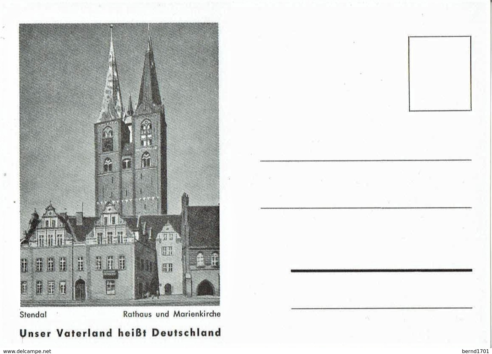 Germany / Stendal - Postkarte Ungebraucht / Postcard Mint (O1305) - Stendal