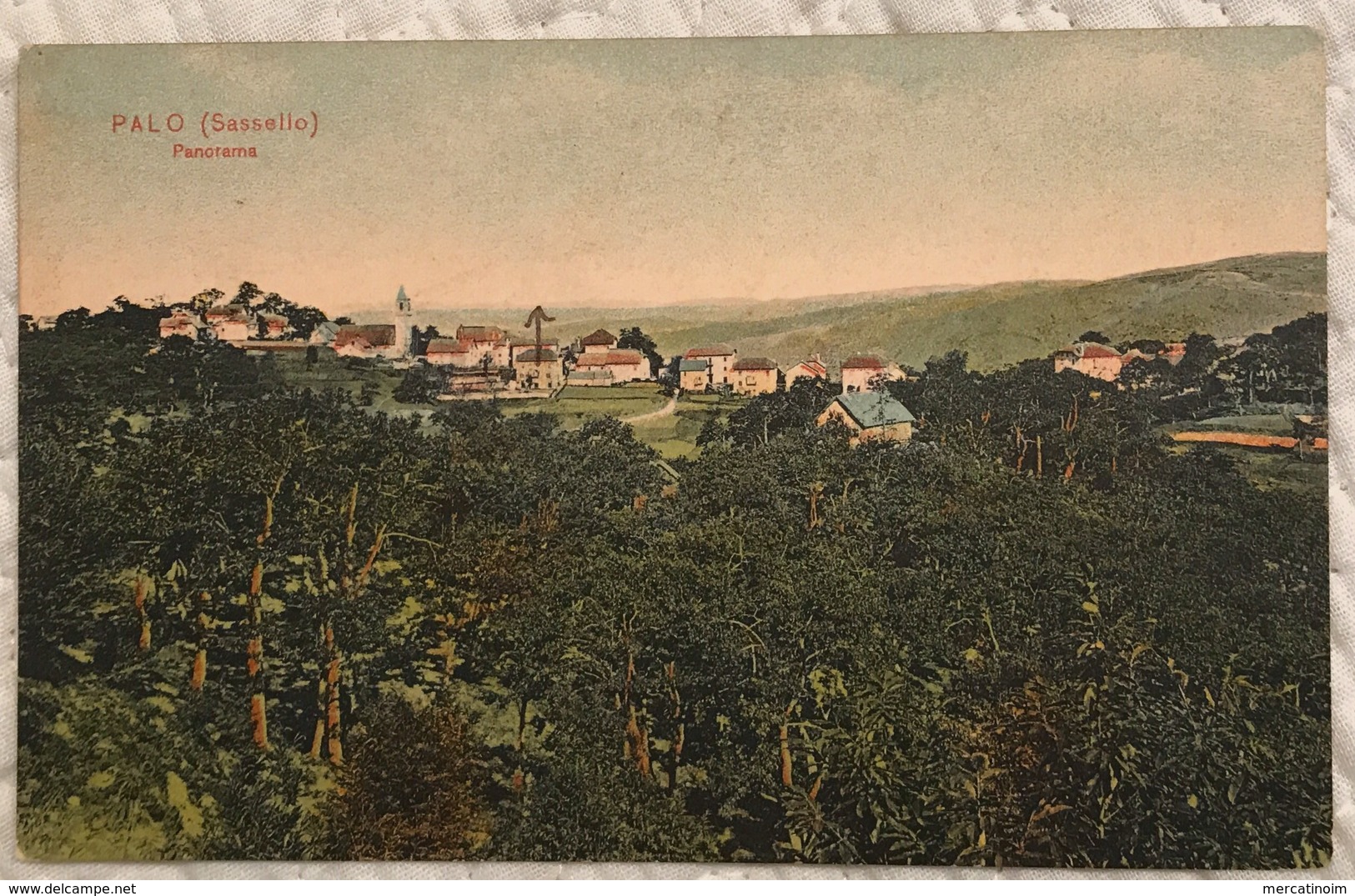 Palo (Sassello-Savona) Panorama Viaggiata 1914 - Sonstige & Ohne Zuordnung