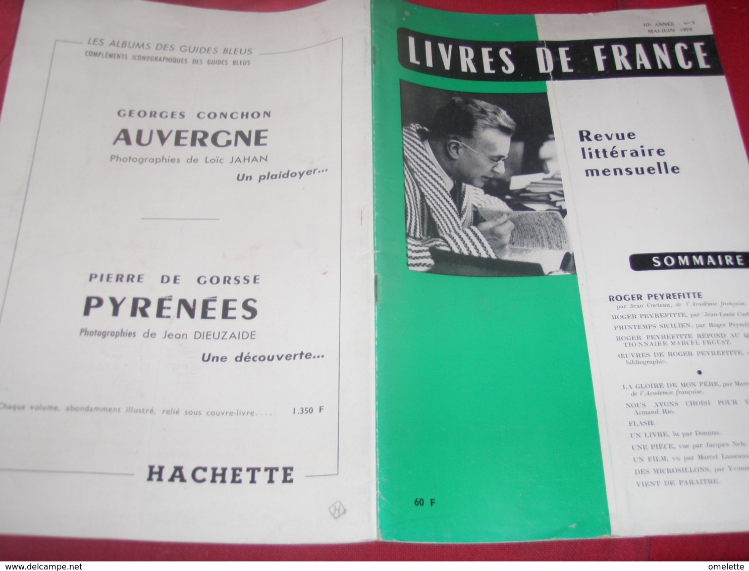 ROGER PEYREFITTE COCTEAU CURTIS /PAGNOL DUBOUT /MOCKY /LIVRES DE FRANCE - Autres & Non Classés