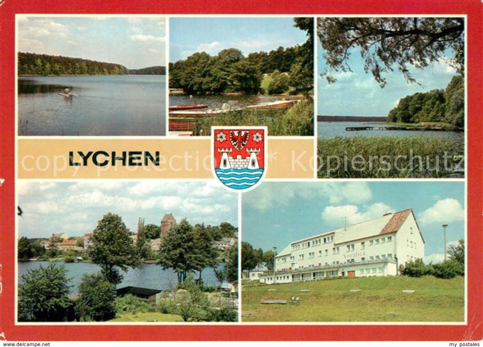 73148425 Lychen Zenssee Bootshafen Badestelle Campingplatz Grosser Lychensee Sta - Lychen