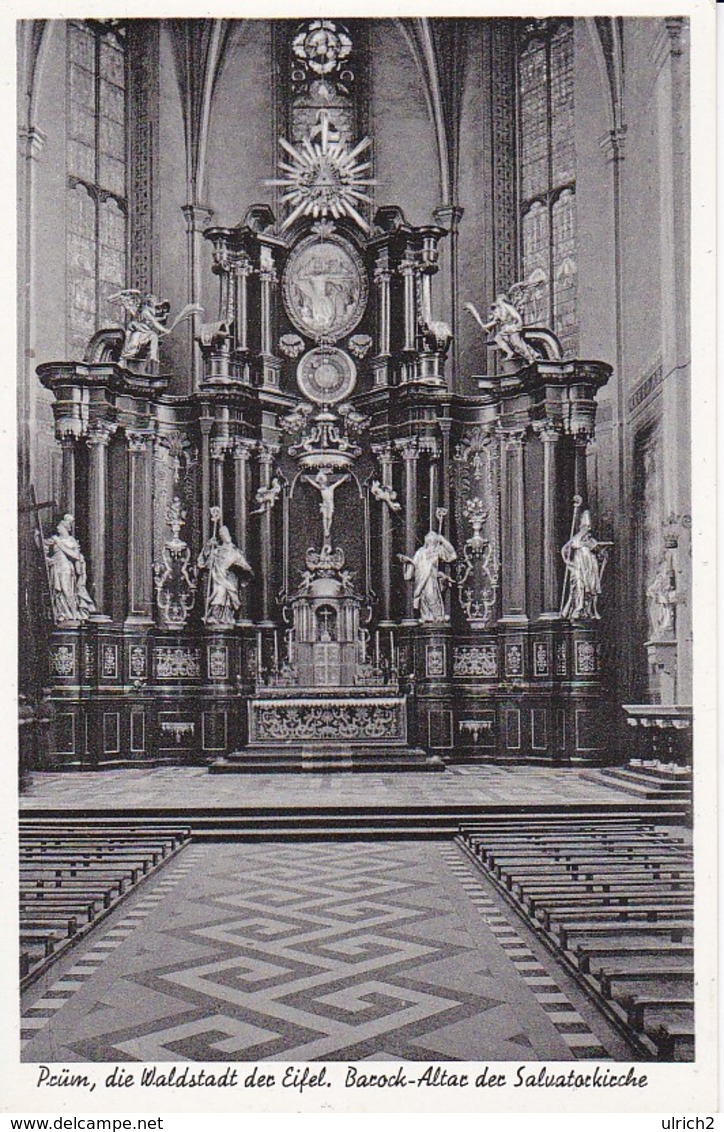 AK Prüm - Barock-Altar Der Salvatorkirche  (34384) - Pruem