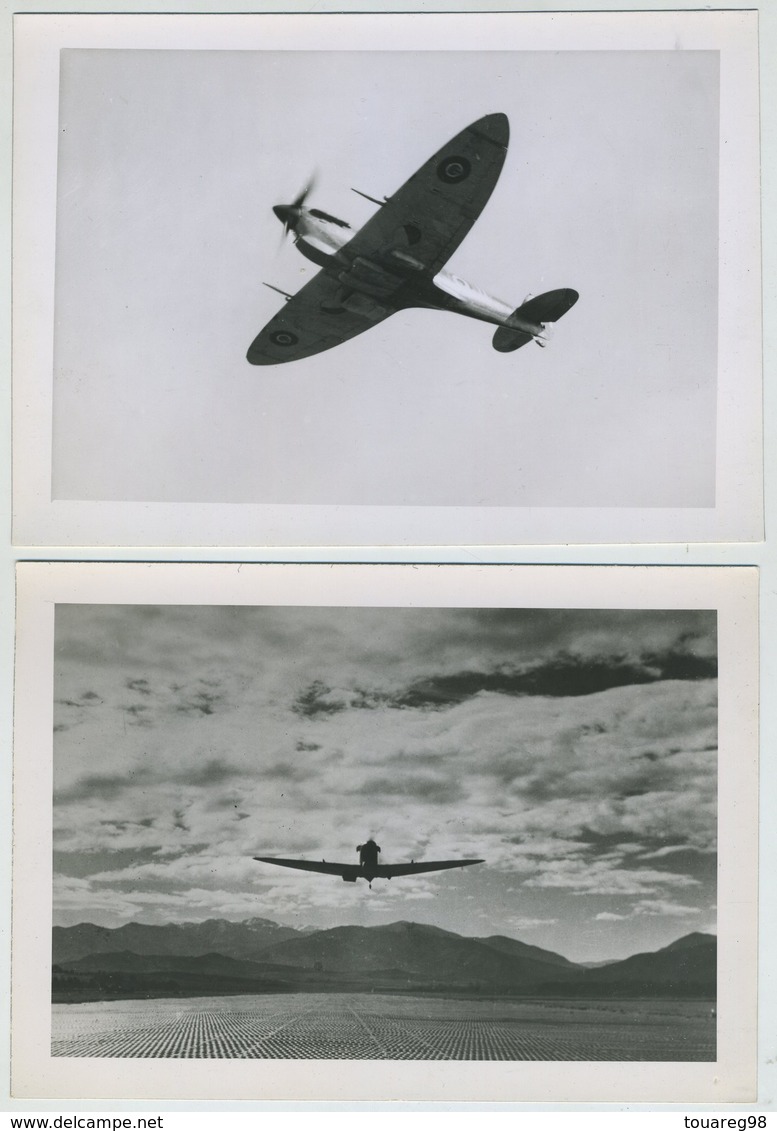 Lot De 3 Photos. Aviation. Avions. Spitfire. - Aviation