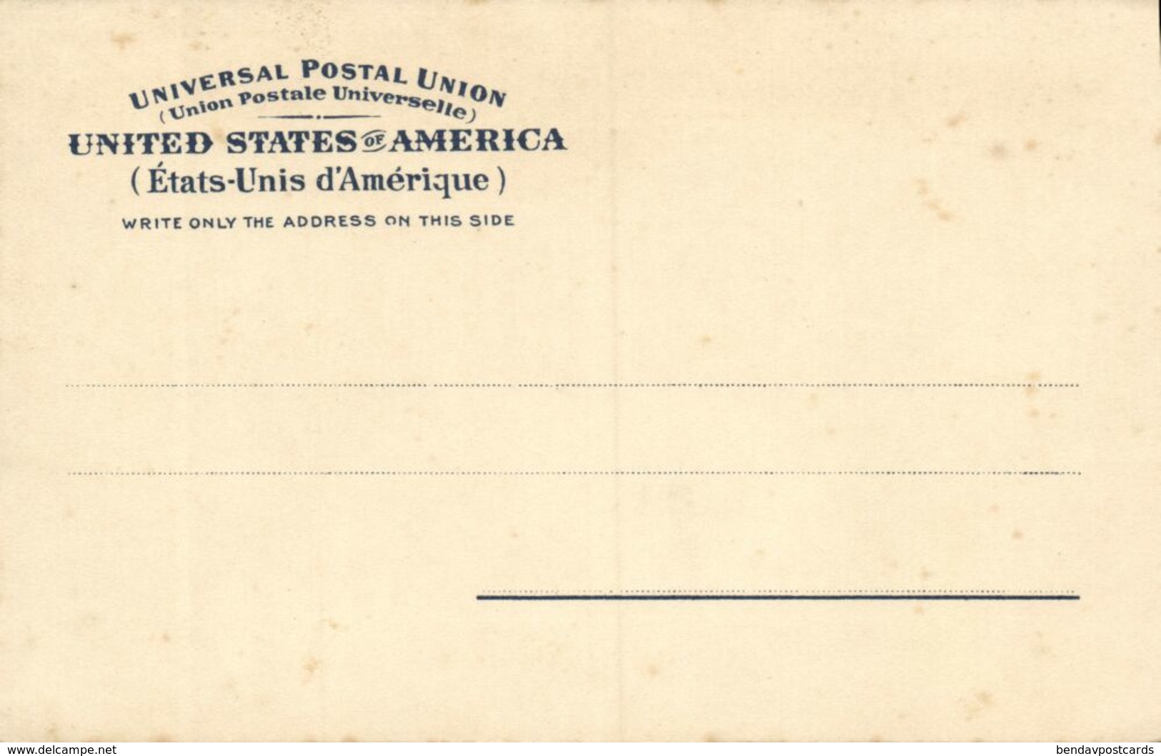United States Of America, Stamp Collection, Coat Of Arms (1899) Postcard - Postzegels (afbeeldingen)