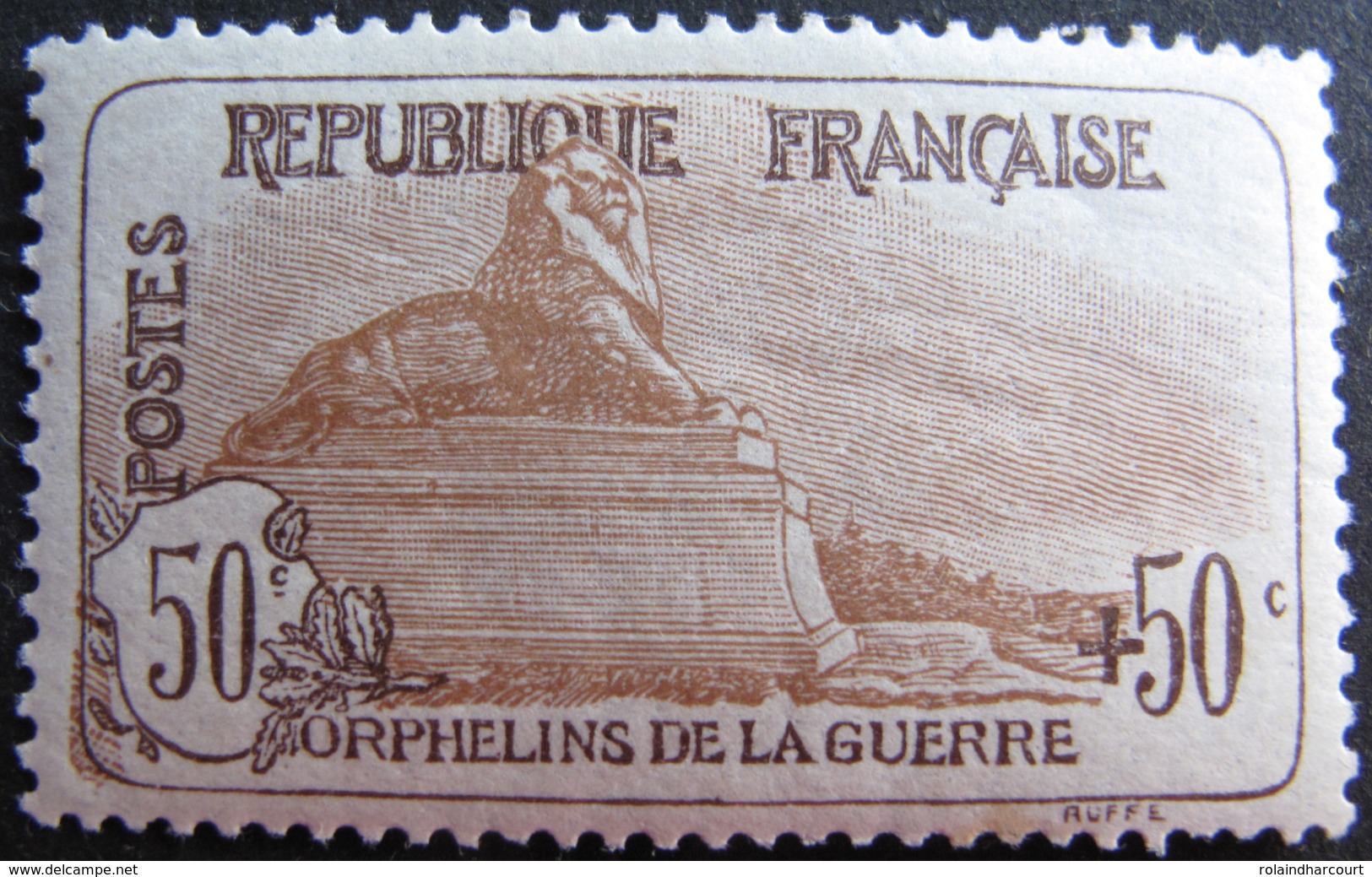 LOT R1752/310 - 1917 - AU PROFIT DES ORPHELINS DE LA GUERRE - N°153 NEUF* - BON CENTRAGE - Cote : 300,00 € - Unused Stamps