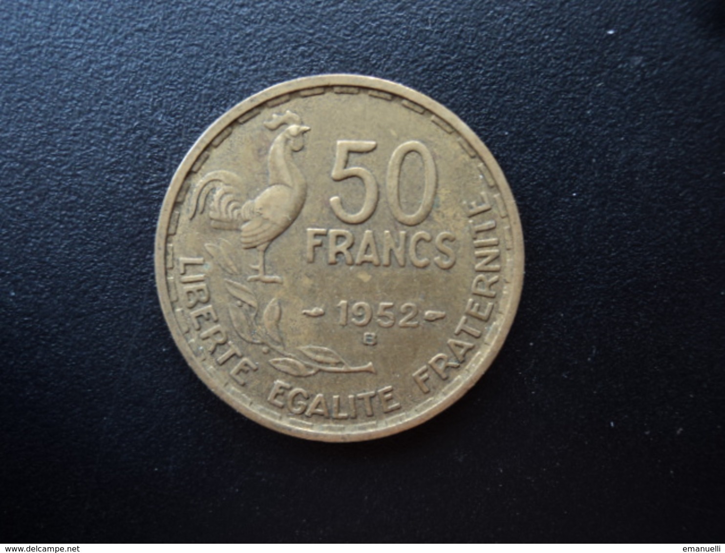 FRANCE : 50 FRANCS  1952 B     F.425 / G.880 / KM 918.2    TTB - 50 Francs