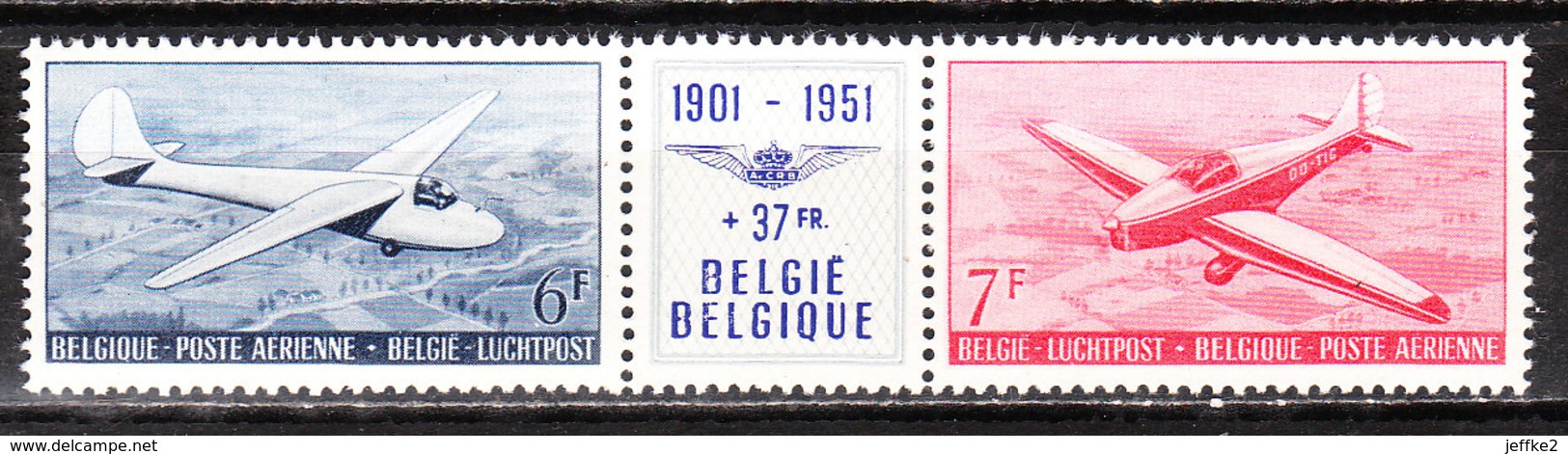 PA26/27**  Triptyque - Planeurs - Série Complète - MNH** - COB 65 - Vendu à 13% Du COB!!!! - Autres & Non Classés