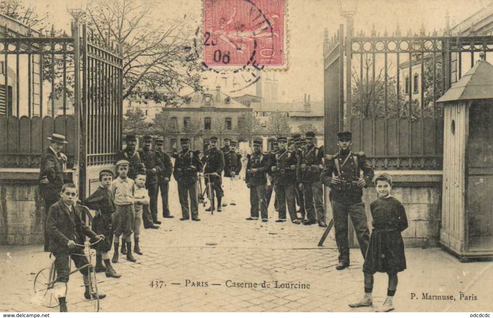 Militaria Paris Caserne De Lourcine Militaires Enfants RV - Arrondissement: 13