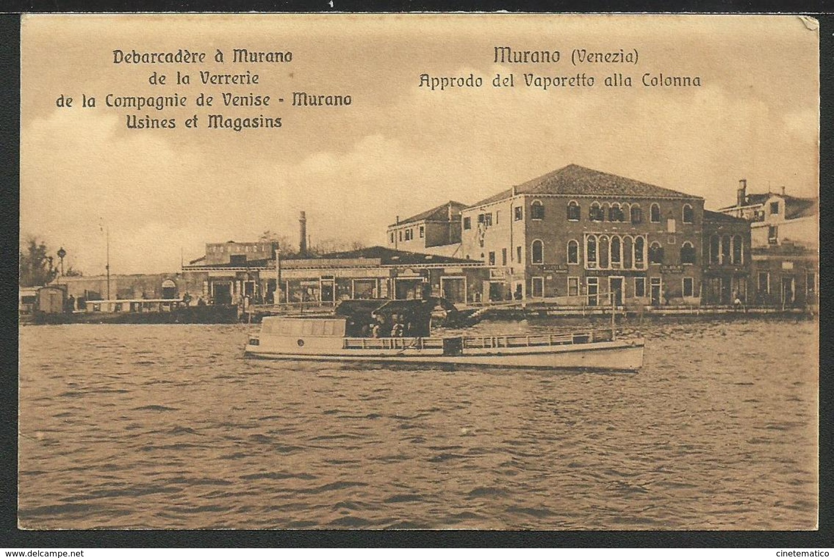 MURANO (Venezia): Approdo Del Vaporetto Alla Colonna - Venezia