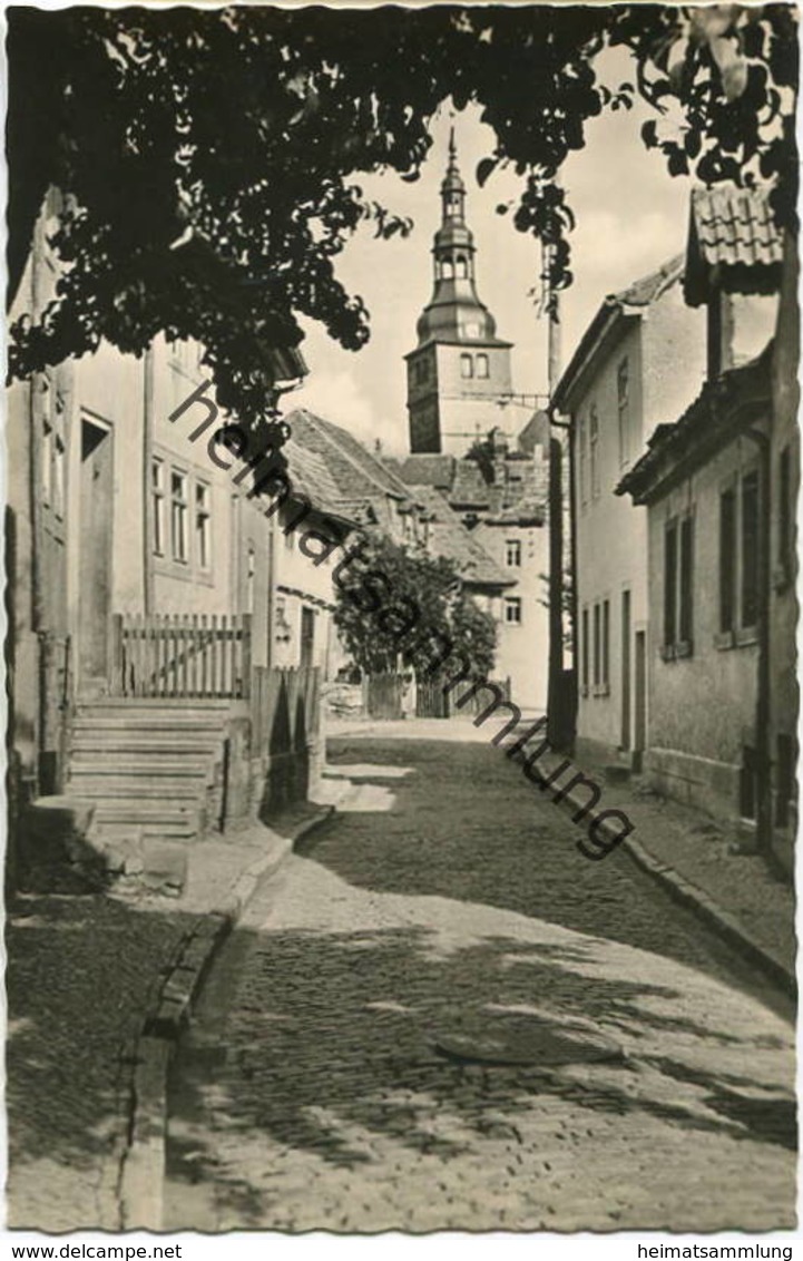 Bad Frankenhausen - Oberkirchgasse - Foto-AK - Verlag VEB Bild Und Heimat Reichenbach - Bad Frankenhausen