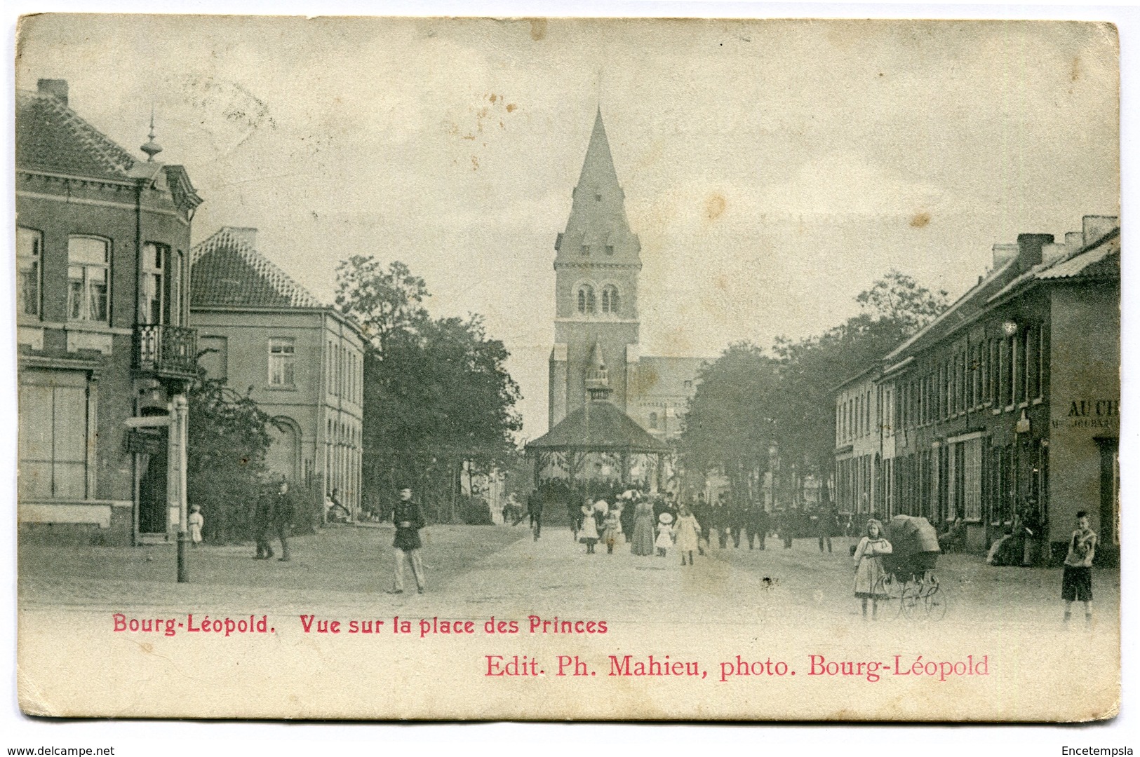 CPA - Carte Postale - Belgique - Bourg-Léopold - Vue Sur La Place Des Princes - 1906 (CP2591) - Leopoldsburg (Beverloo Camp)