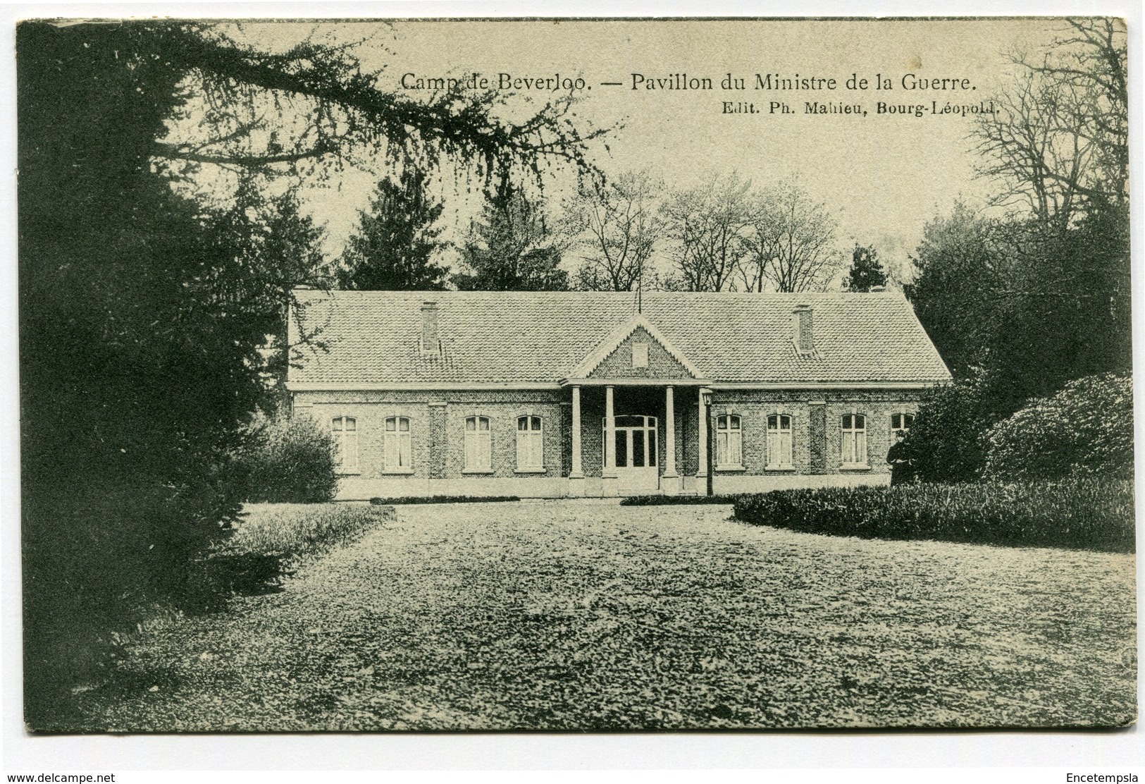 CPA - Carte Postale - Belgique - Bourg-Léopold - Camp De Beverloo - Pavillon Du Ministre De La Guerre - 1908 (CP2597) - Leopoldsburg (Camp De Beverloo)