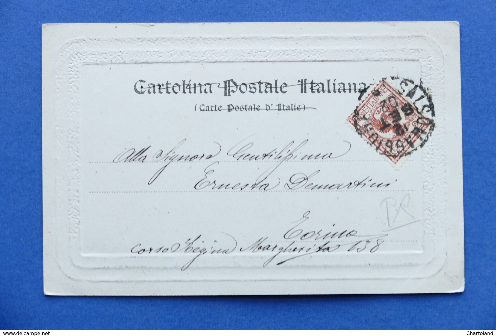 Cartolina Castello Di Vigoleno Presso Salsomaggiore - 1902 - Parma