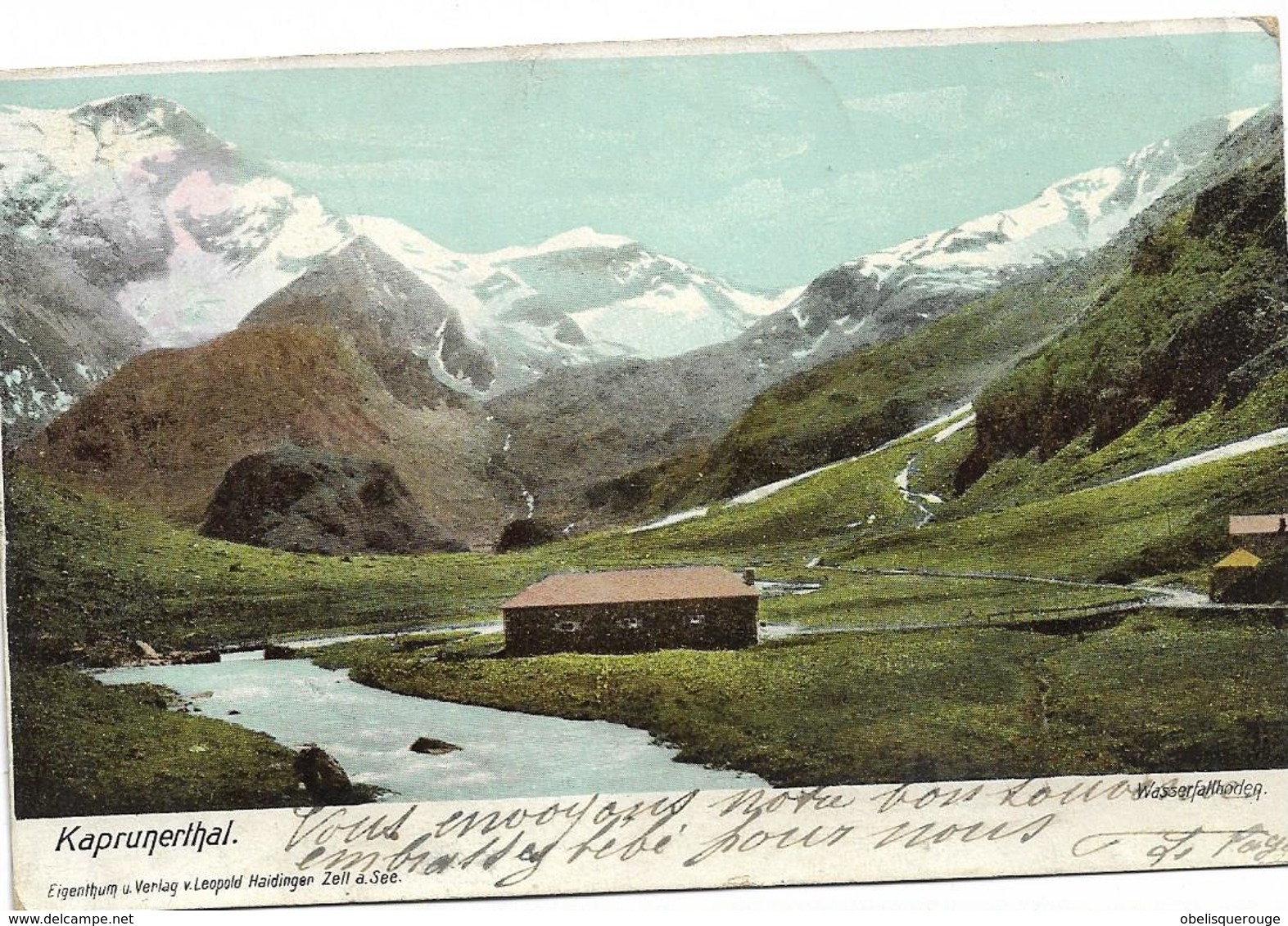 Kaprunerthal ( Wasserfallboden ) - Verlag Haidinger Um 1900-1905 - Kaprun