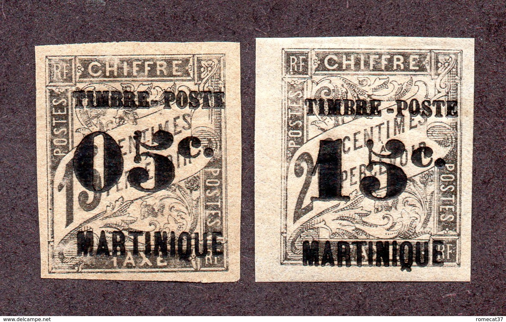 Martinique N°20,21 N* TB Cote 43 Euros !!! - Neufs