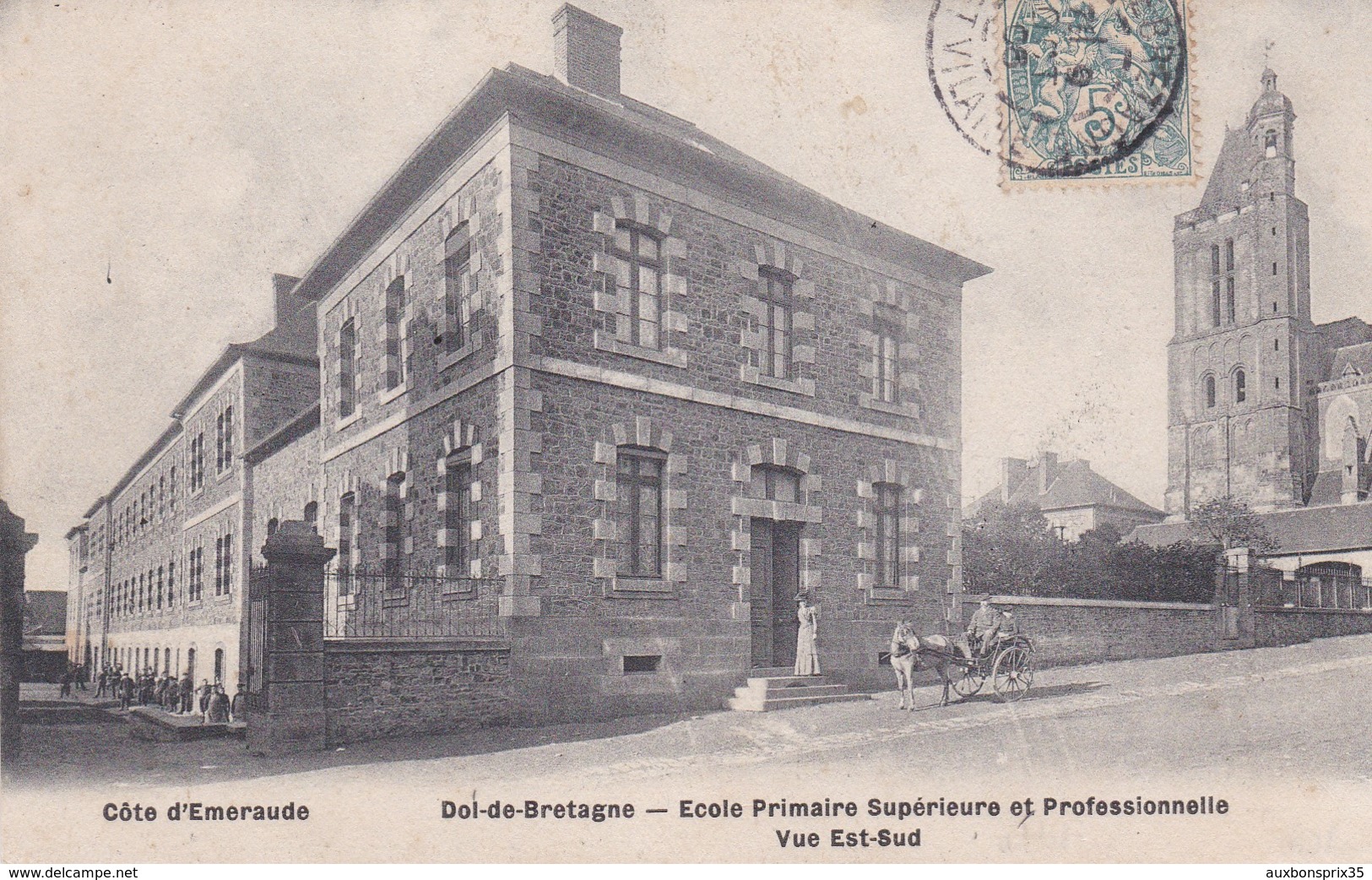 DOL DE BRETAGNE - ECOLE PRIMAIRE SUPERIEURE ET PROFESSIONNELLE - VUE EST SUD - 35 - Dol De Bretagne