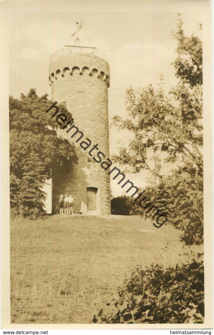 Aschersleben - Westdorfer Warte - Foto-AK - Thüringer Volksverlag Weimar - Aschersleben