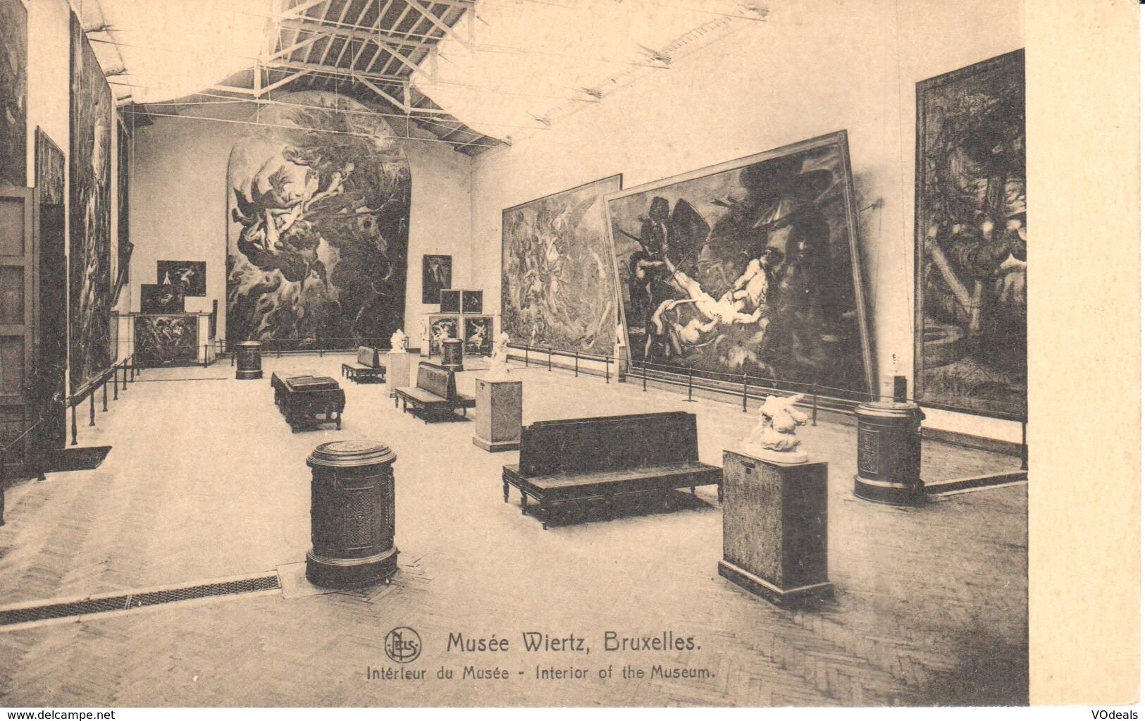 Bruxelles - CPA - Brussel - Musée Wiertz - Intérieur Du Musée - Musées
