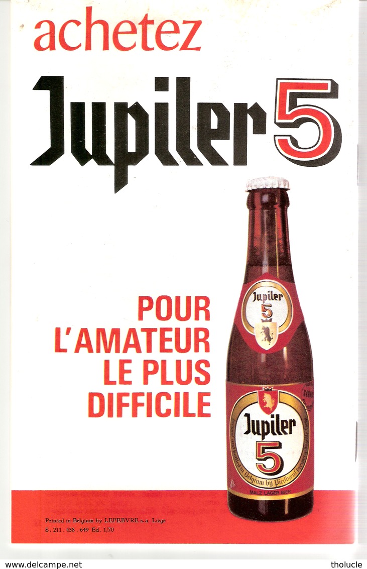 JUPILER 5-URTYP-MALZ LAGER BIER-Je Bricole Tu Bricoles.Livret Publicitaire De La Brasserie Piedboeuf-Bière-Brasseur-1970 - Bricolage / Técnico