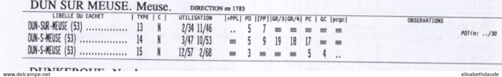 1852 - CERES 25C Sur LETTRE De DUN SUR MEUSE (MEUSE) Avec PC 1150 + T14  - IND 17 - 1849-1850 Ceres
