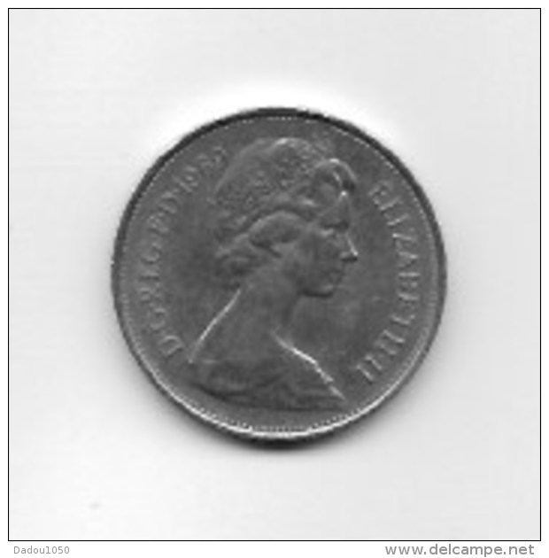 Piece  10 Pence Elizabeth II  1969 - Andere & Zonder Classificatie