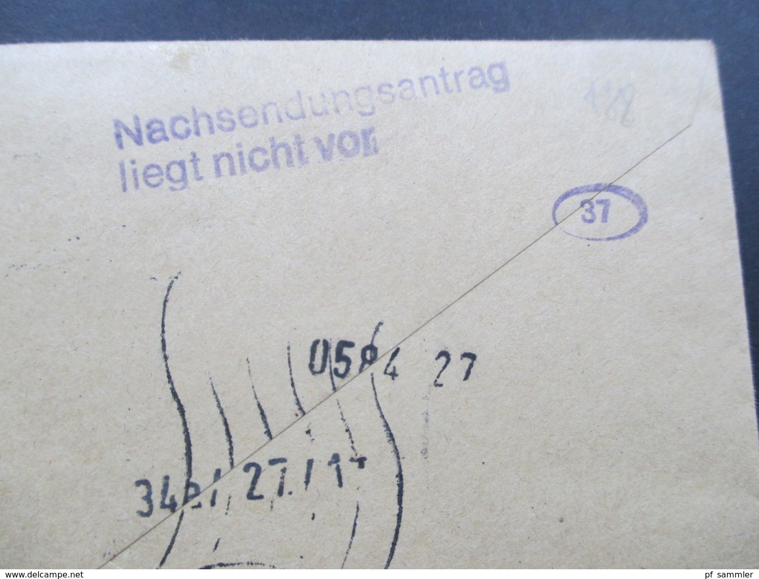 Berlin 1977 Eilbrief Mit Berlin ZD 4x W43 Als 12er Block Aus MHB. Viele Stempel! Nachsendeantrag Liegt Nicht Vor. - Brieven En Documenten