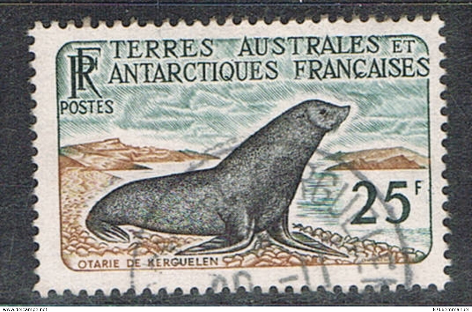 T.A.A.F. N°16 Mammifère Marin - Used Stamps