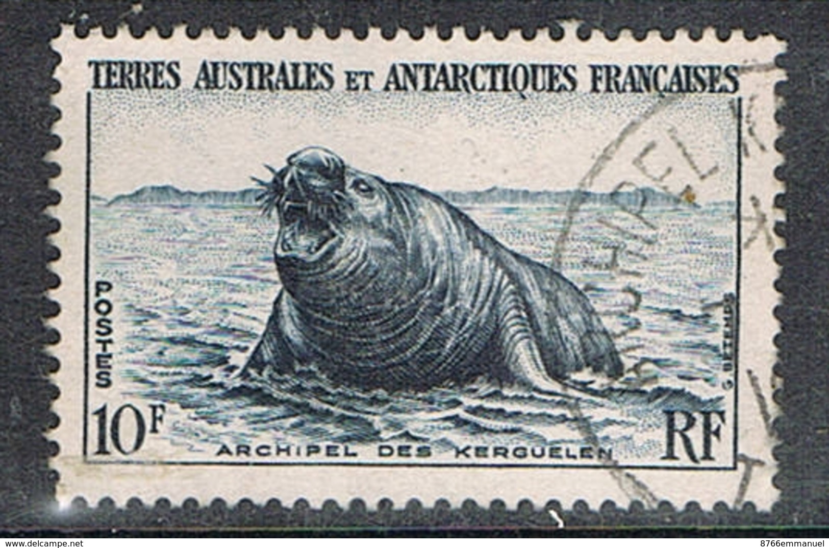 T.A.A.F. N°6 Mammifère Marin - Used Stamps