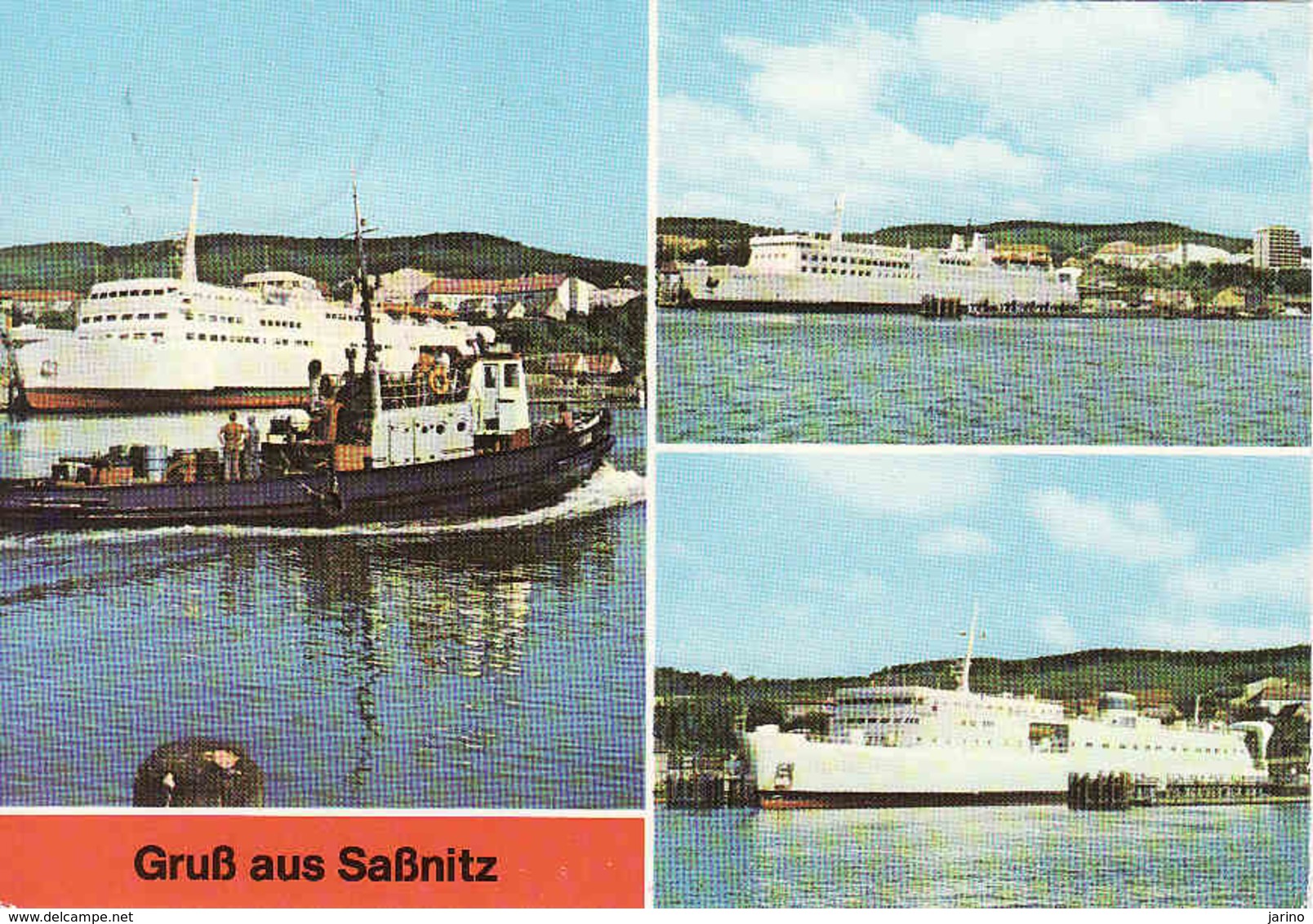 Mecklenburg-West Pomerania > Sassnitz, Ship Skäne, Rugen Und Svealand, Gebraucht 1981 - Sassnitz