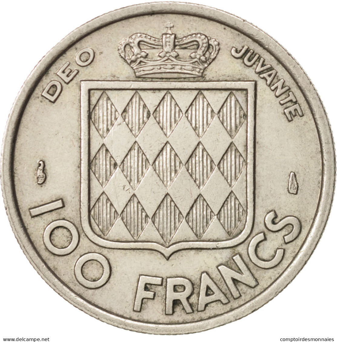 Monnaie, Monaco, Rainier III, 100 Francs, Cent, 1956, TTB+, Copper-nickel - 1949-1956 Franchi Antichi