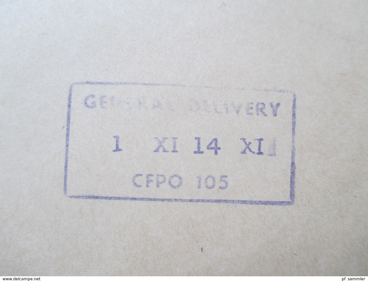 Kanada um 1970 CFPO 105 14 Belege General Delivery. Verschiedene Stempel. OHMS usw. Tolle Belege!