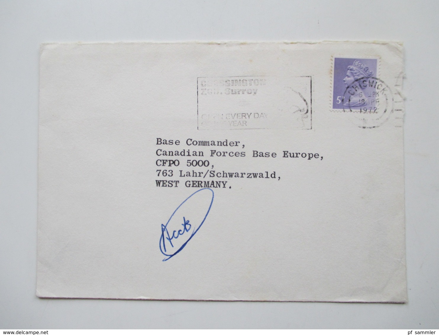 Kanada um 1970 CFPO 105 14 Belege General Delivery. Verschiedene Stempel. OHMS usw. Tolle Belege!