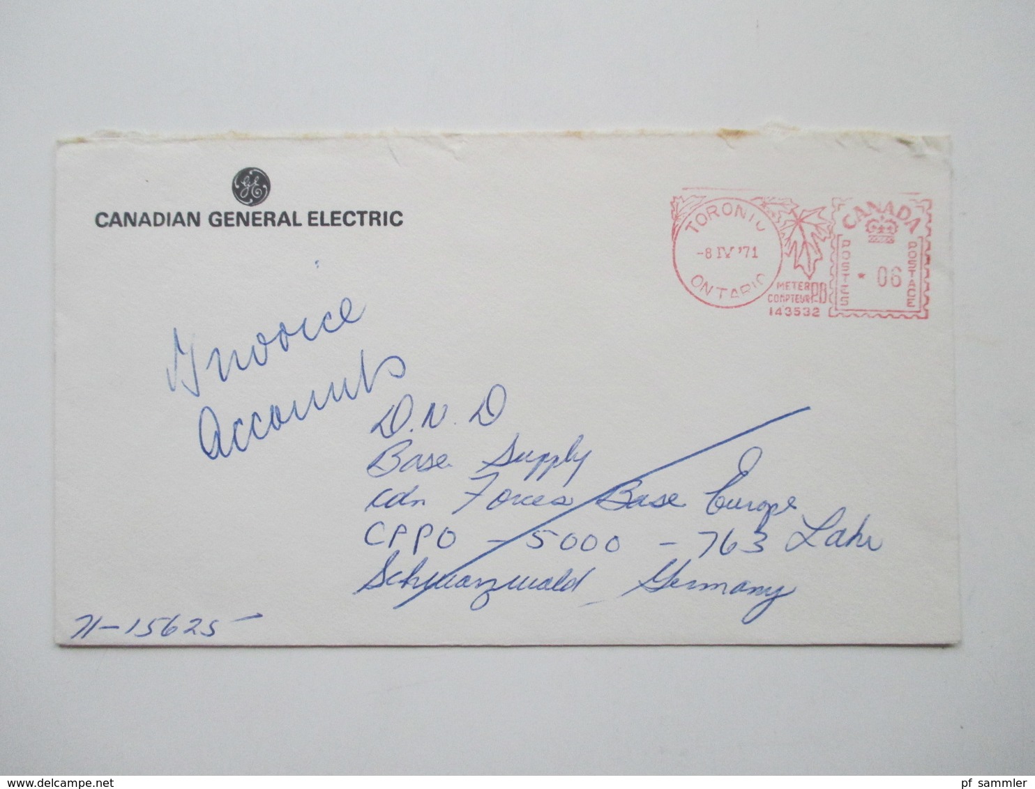 Kanada um 1970 CFPO 105 14 Belege General Delivery. Verschiedene Stempel. OHMS usw. Tolle Belege!