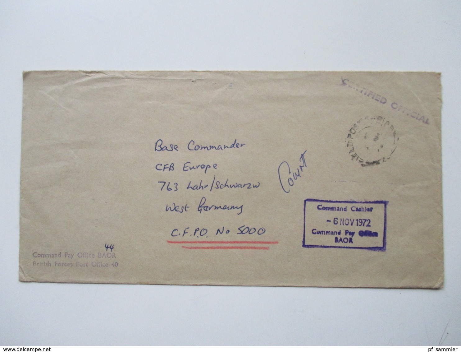 Kanada um 1970 CFPO 105 14 Belege General Delivery. Verschiedene Stempel. OHMS usw. Tolle Belege!