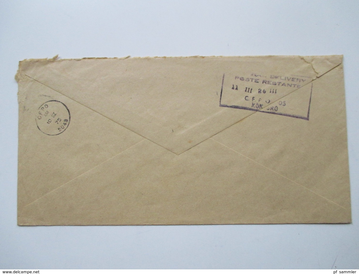 Kanada um 1970 CFPO 105 14 Belege General Delivery. Verschiedene Stempel. OHMS usw. Tolle Belege!