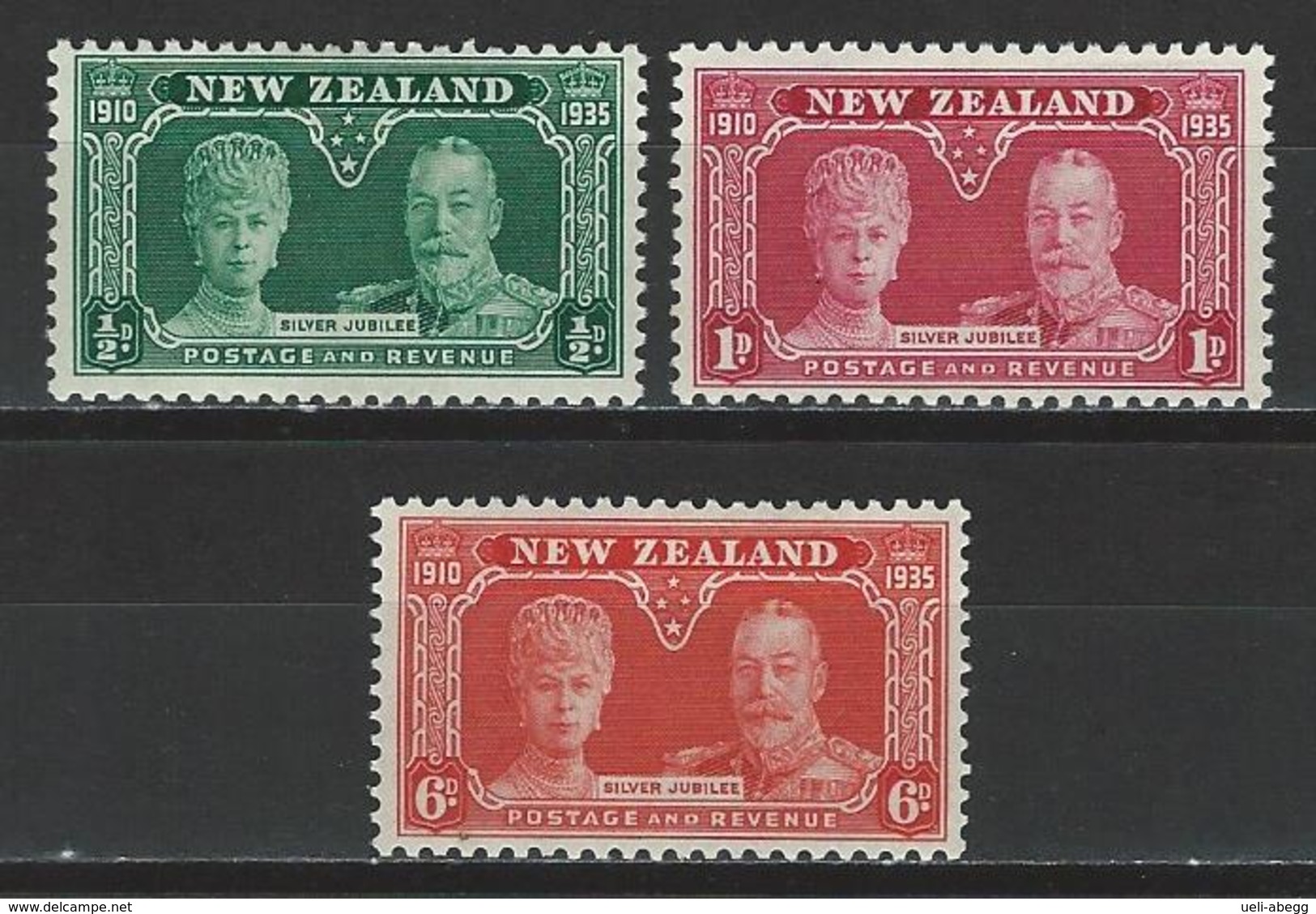 New Zealand SG 573-75, Mi 206-08 * MH - Unused Stamps