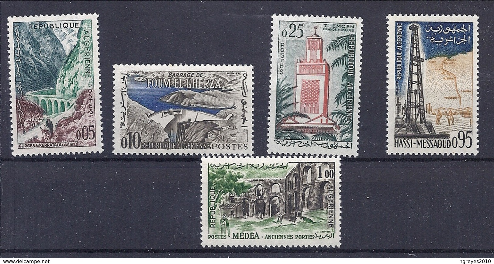 180027907  ARGELIA  YVERT  Nº  364/8  **/MNH - Unused Stamps