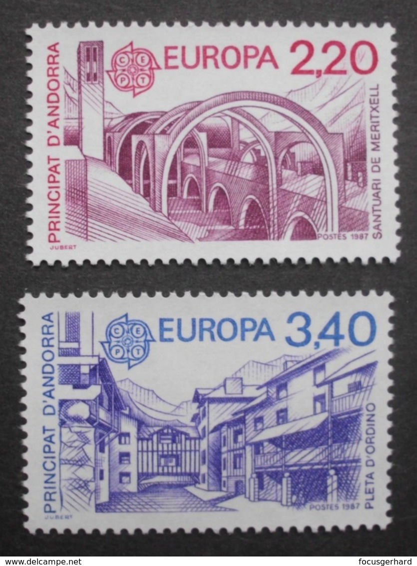 Andorra FP     Cept   Europa   Moderne Architektur    1987     ** - 1987