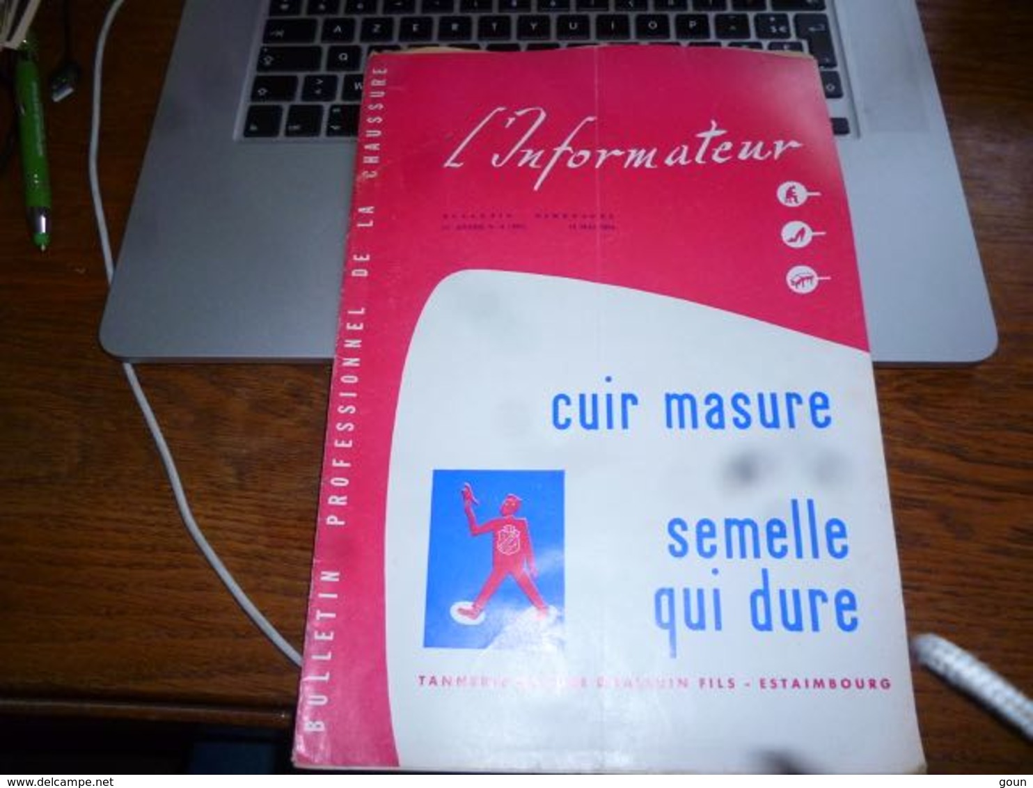 CB3 L'informateur Bulletin Professionnel De La Chaussure Cordonnier N°9/1958 - Autres & Non Classés