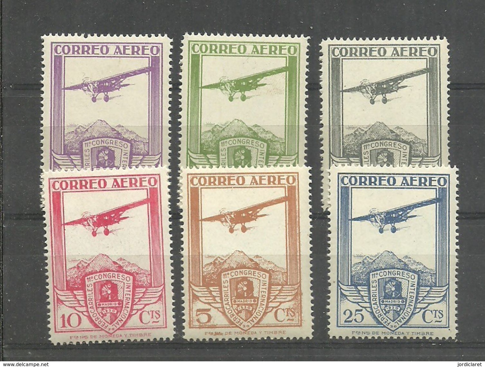 EDIFIL 483/88 ** 1930 REIMPRESION     REPRINT - Nuevos