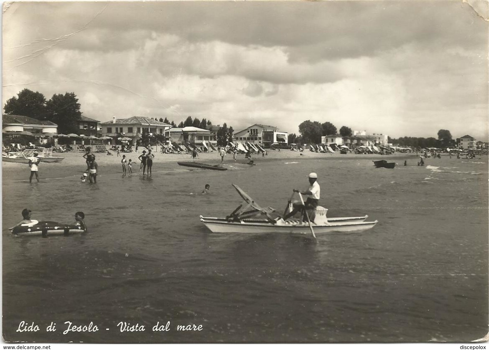 X1934 Lido Di Jesolo (Venezia) - Panorama Visto Dal Mare / Viaggiata 1955 - Altri & Non Classificati