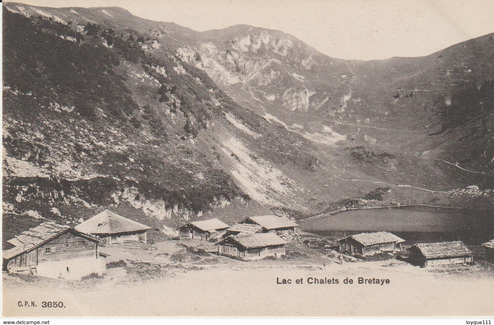 Lac Et Chalets De Bretaye (Cp Vierge) - Autres & Non Classés