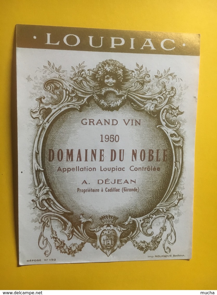 8162 - Domaine Du Noble 1950 Loupiac - Bordeaux