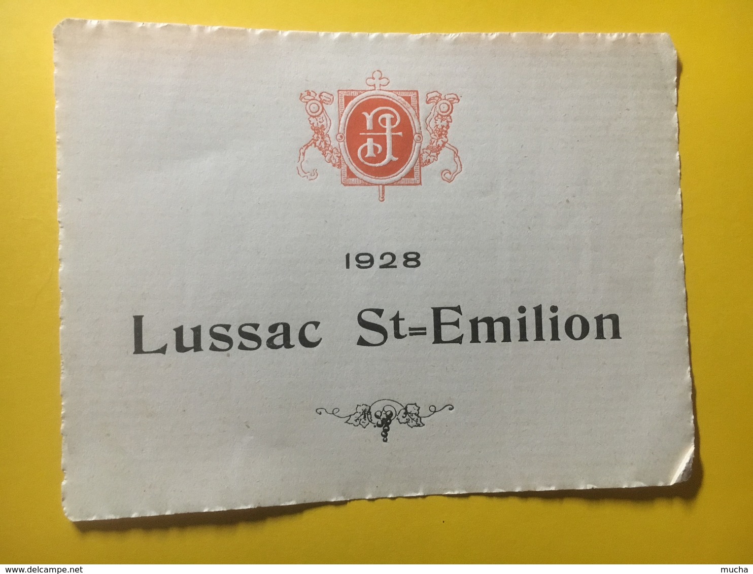 8170 - Lussac Saint-Emilion 1928 - Bordeaux