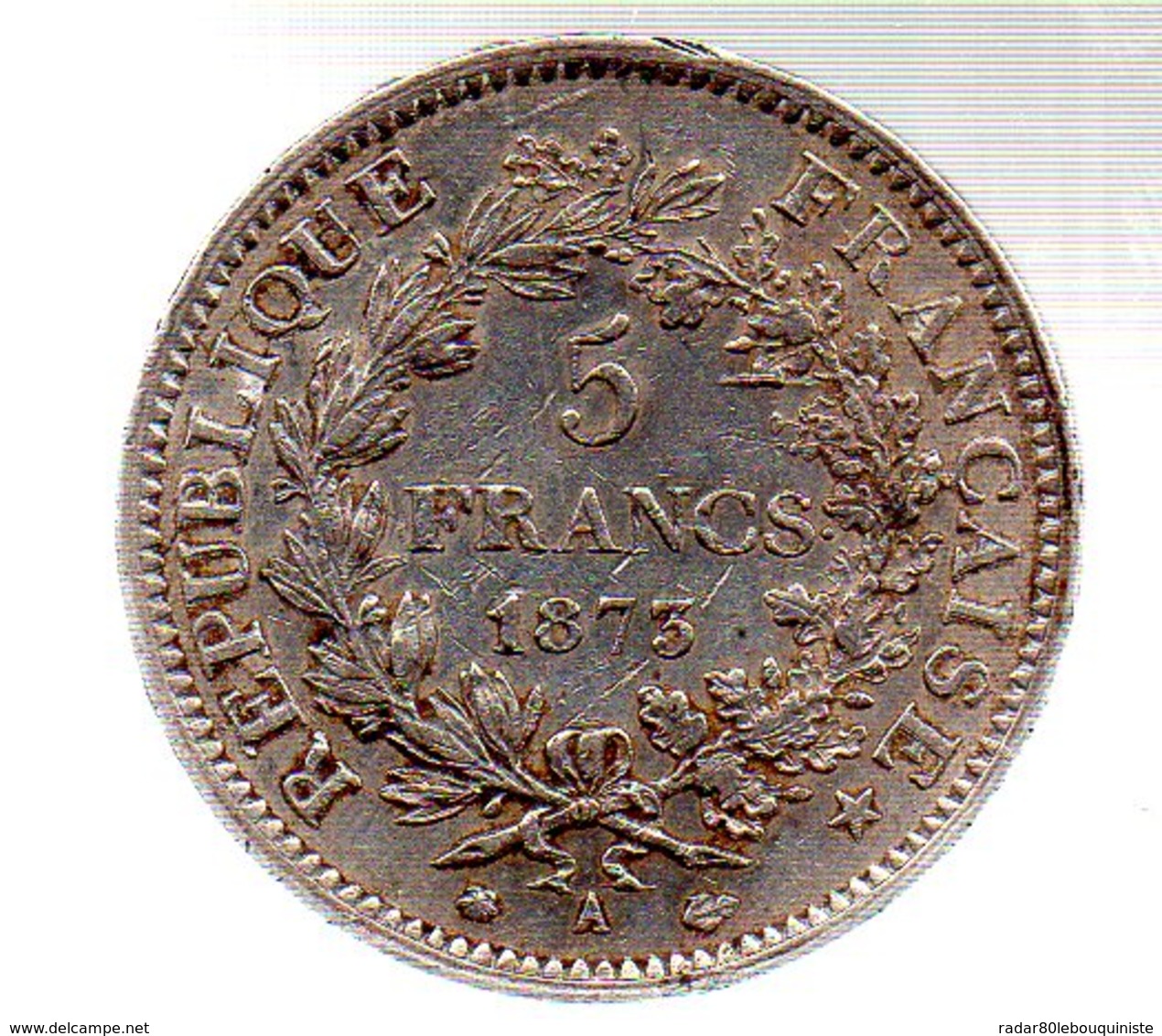 5 FRANCS  HERCULE 1875 A.TB - Autres & Non Classés