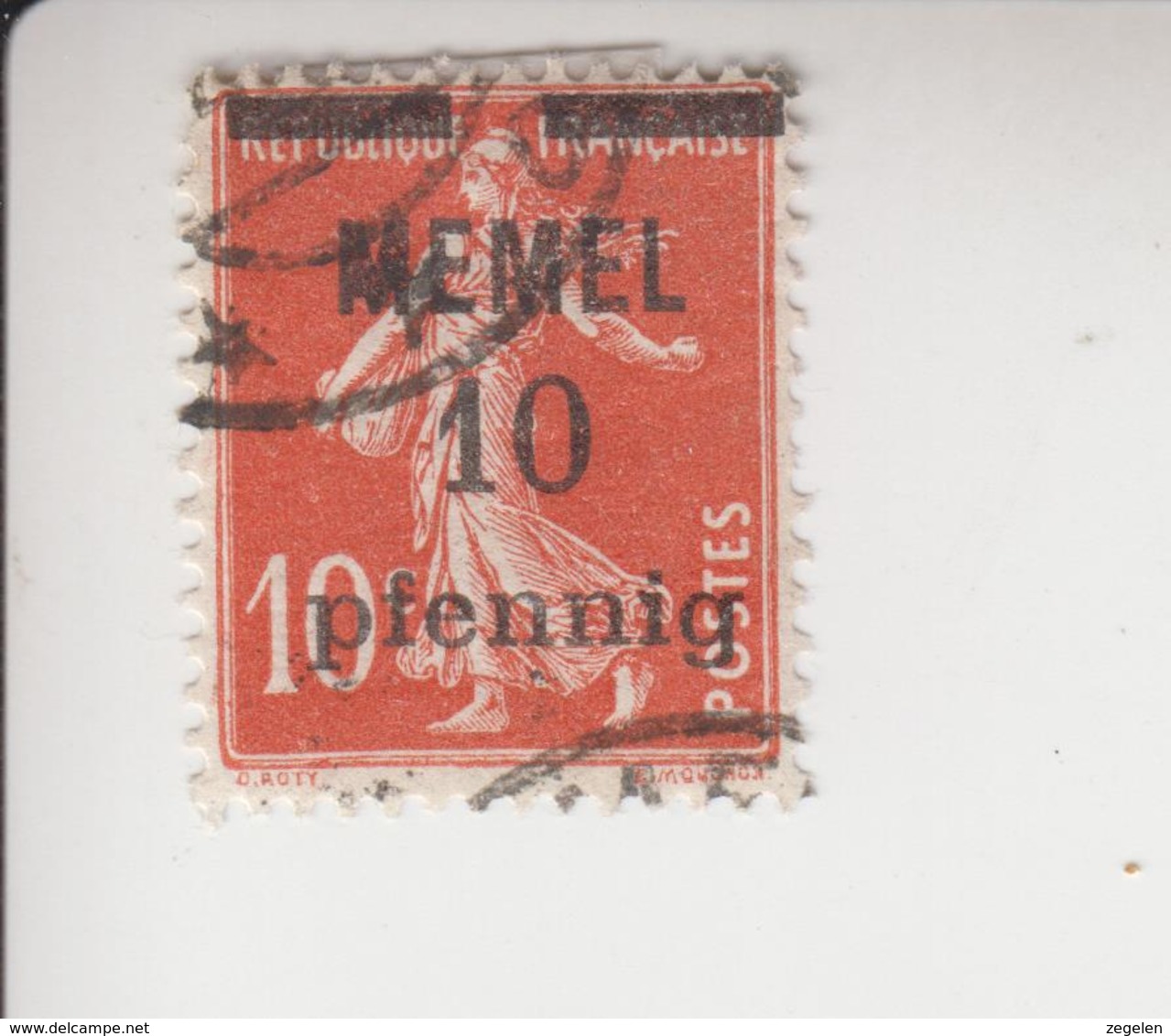 Memelgebied Cat.Michel 19 Gestempeld - Used Stamps