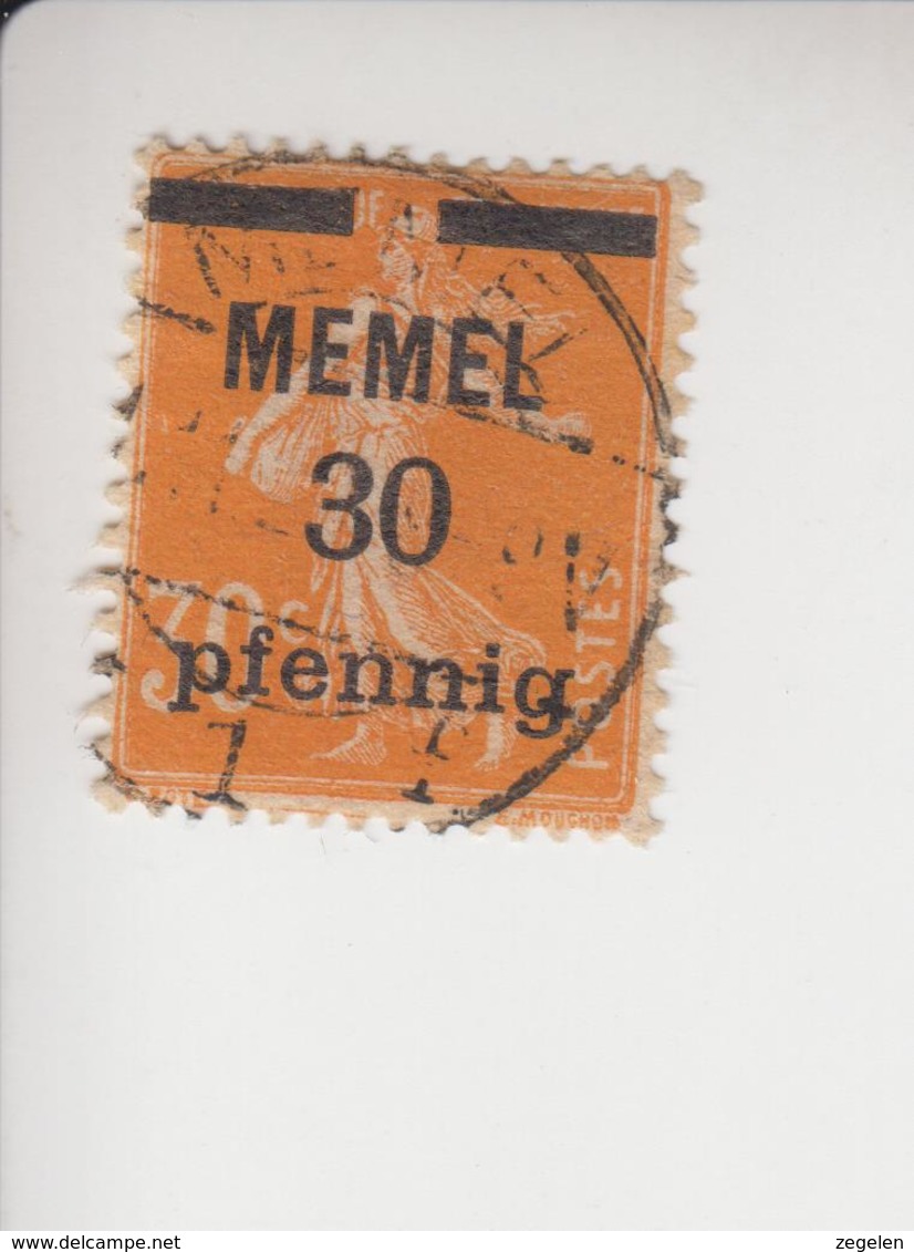 Memelgebied Cat.Michel 21 Gestempeld - Used Stamps
