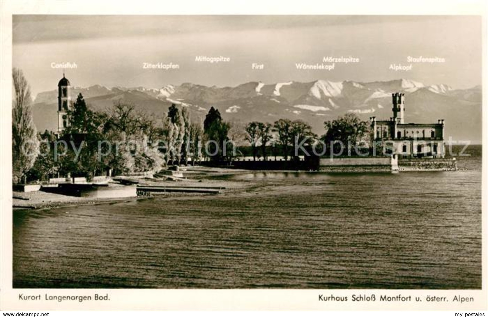 43148129 Langenargen Bodensee Schloss Montfort Kurhaus Alpen Langenargen - Langenargen